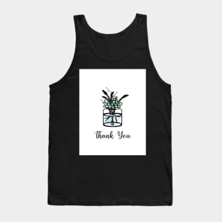 Thank You Card Tank Top